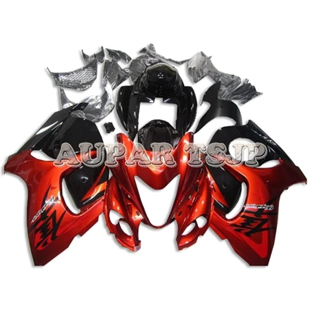 Оранжевый черный детали корпуса для SUZUKI Hayabusa 2008 GSXR1300 08 09 2010 2011 для детей возрастом 12, 13, 14, 15, 16, 17, 18, ABS Пластик инъекции обтекатели