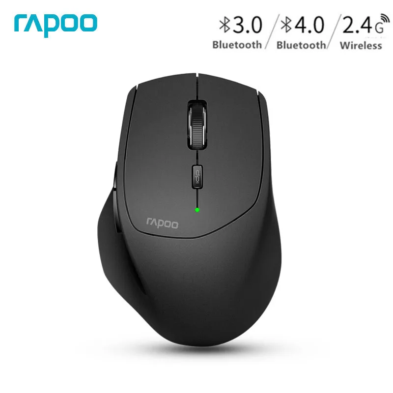 

Rapoo MT550 Original Wireless Mouse Multi-Mode Mouse Switch Between Bluetooth 3.0/4.0and 2.4G for Business Office Computer Mouse