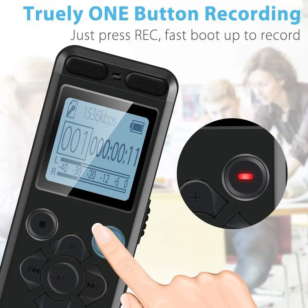 Vandlion Portable 32GB Original Voice Recorder USB