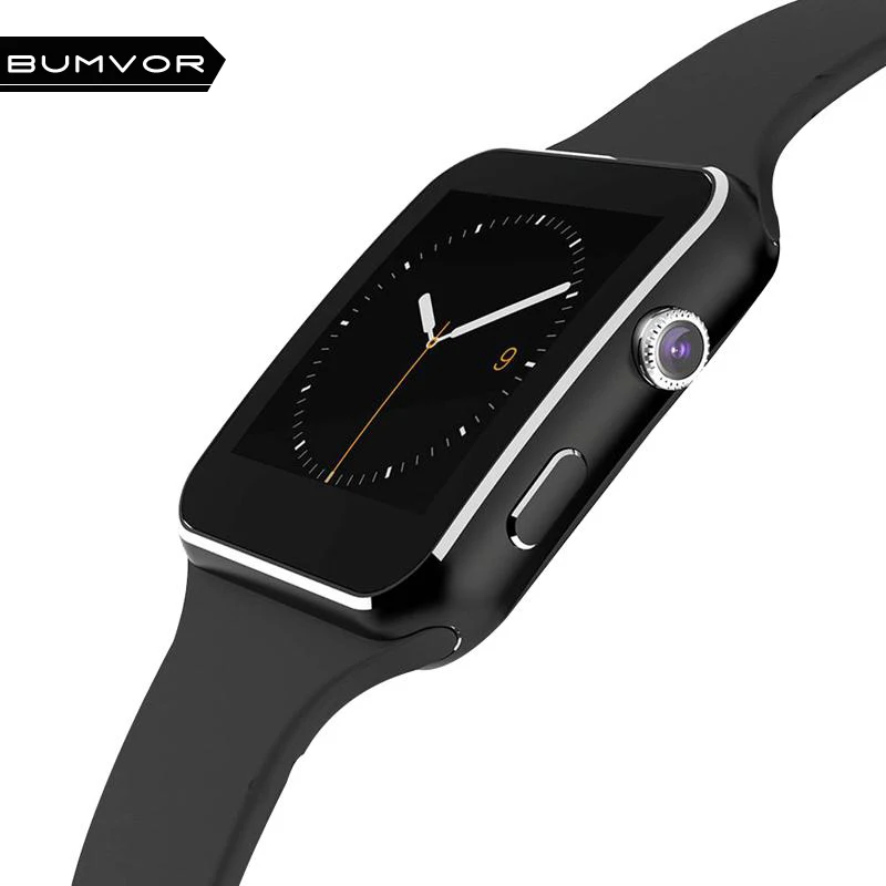

Bluetooth Smart Watch X6 Smartwatch Pedometer Wearable Devices For iPhone Android Watch With Camera Support SIM Card wristwatch