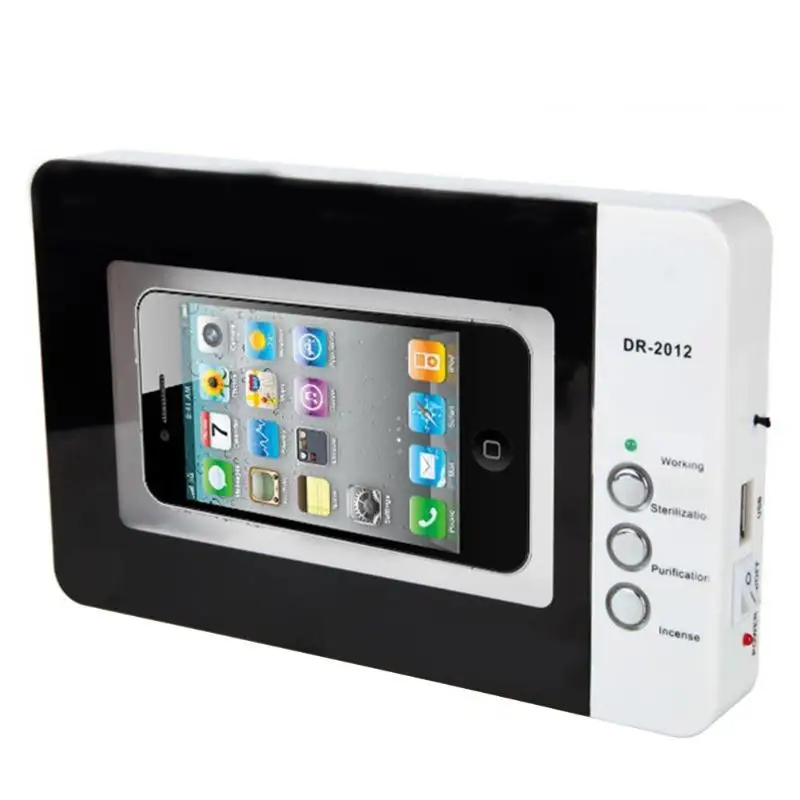 

Home Multifunctional Cellphone Aromatherapy UV Light Ozone Anion Sanitizer Negative Ion Air Fresh Purifier Cleaner