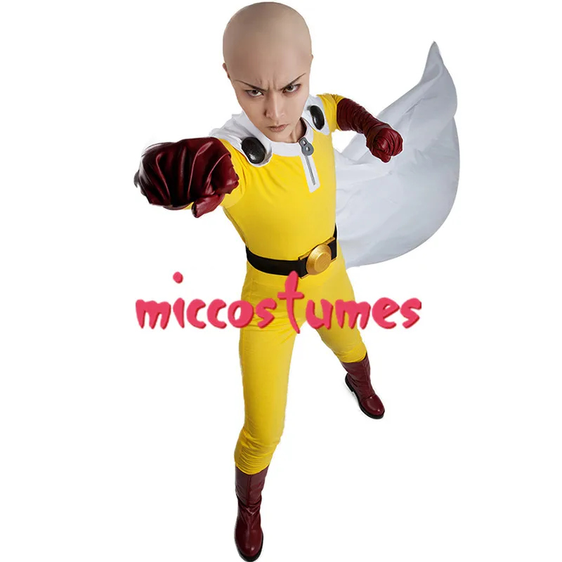 Аниме One Punch Man Saitama косплей костюм одежда унисекс