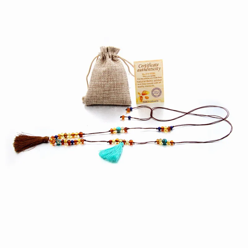 Women Natural Jewelry Bohemian Tassel Beach 1
