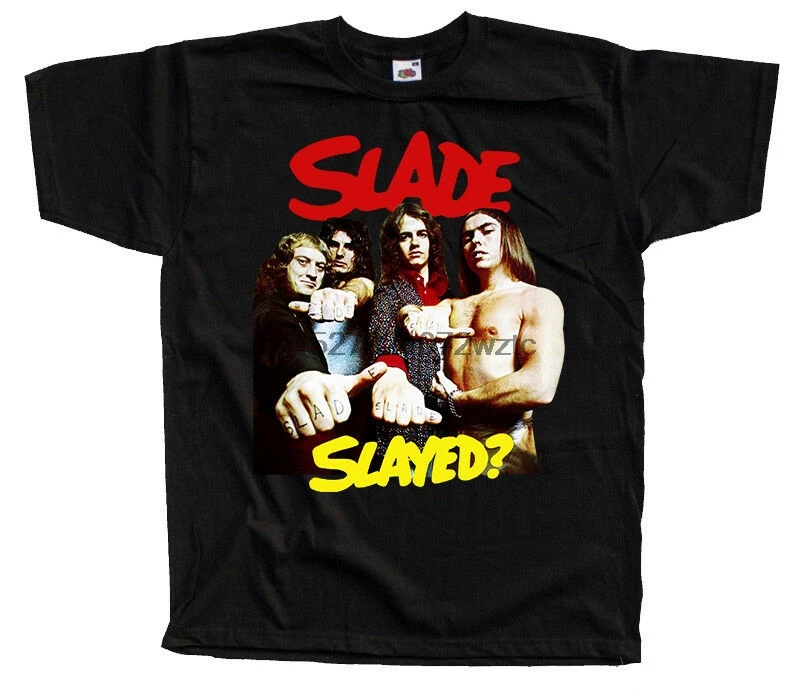 

Slade - Slade band poster DTG T-SHIRT (BLACK) S-5XL