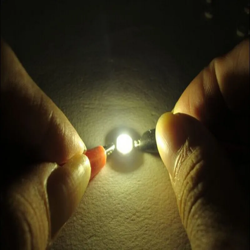 100 шт. светодиодные лампы мощная 1 Вт Светодиодная лампа 110 лм светоизлучающие
