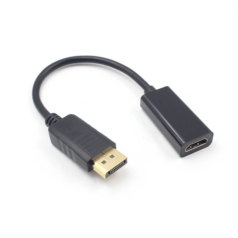 

Wholesale For HP/DELL Laptop PC Male to Female DP to HDMI Cable Display Port to 1080P HDMI Adapter Converter 25CM
