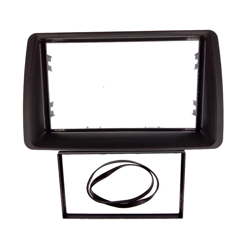 2 Din Fascia For FIAT Panda 2003- 2012 Radio Stereo Panel Dash Mount Installation Trim Kit Frame Plate Bezel