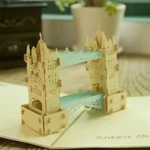 3D Винтаж colck лазерная резка всплывающие бумажные праздничные открытки ручной работы на заказ креативные поздравительные открытки CD091