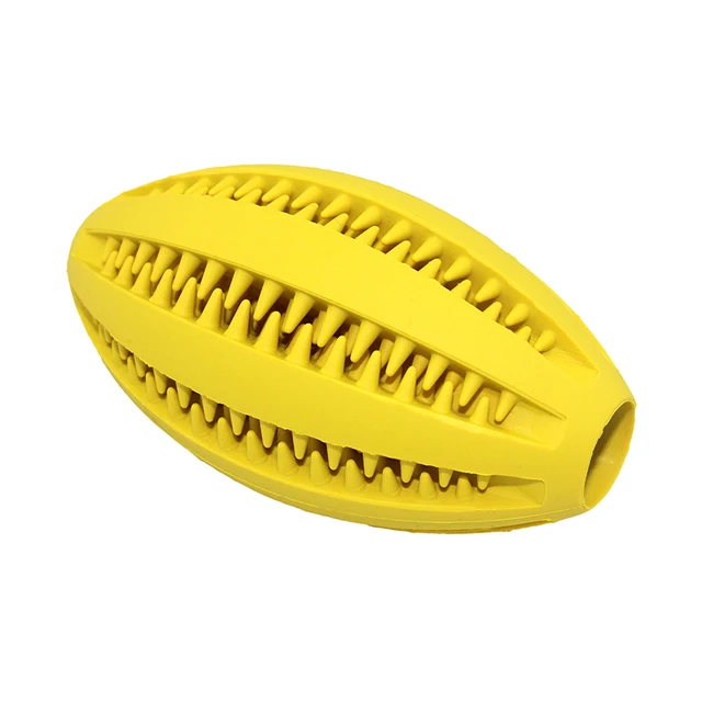 Pet Dog Toys Soft Rubber Ball Toy Funny Interactive Elasticity Ball Dog Chew Toys For Large Dog Tooth Cleaning Ball Of Food