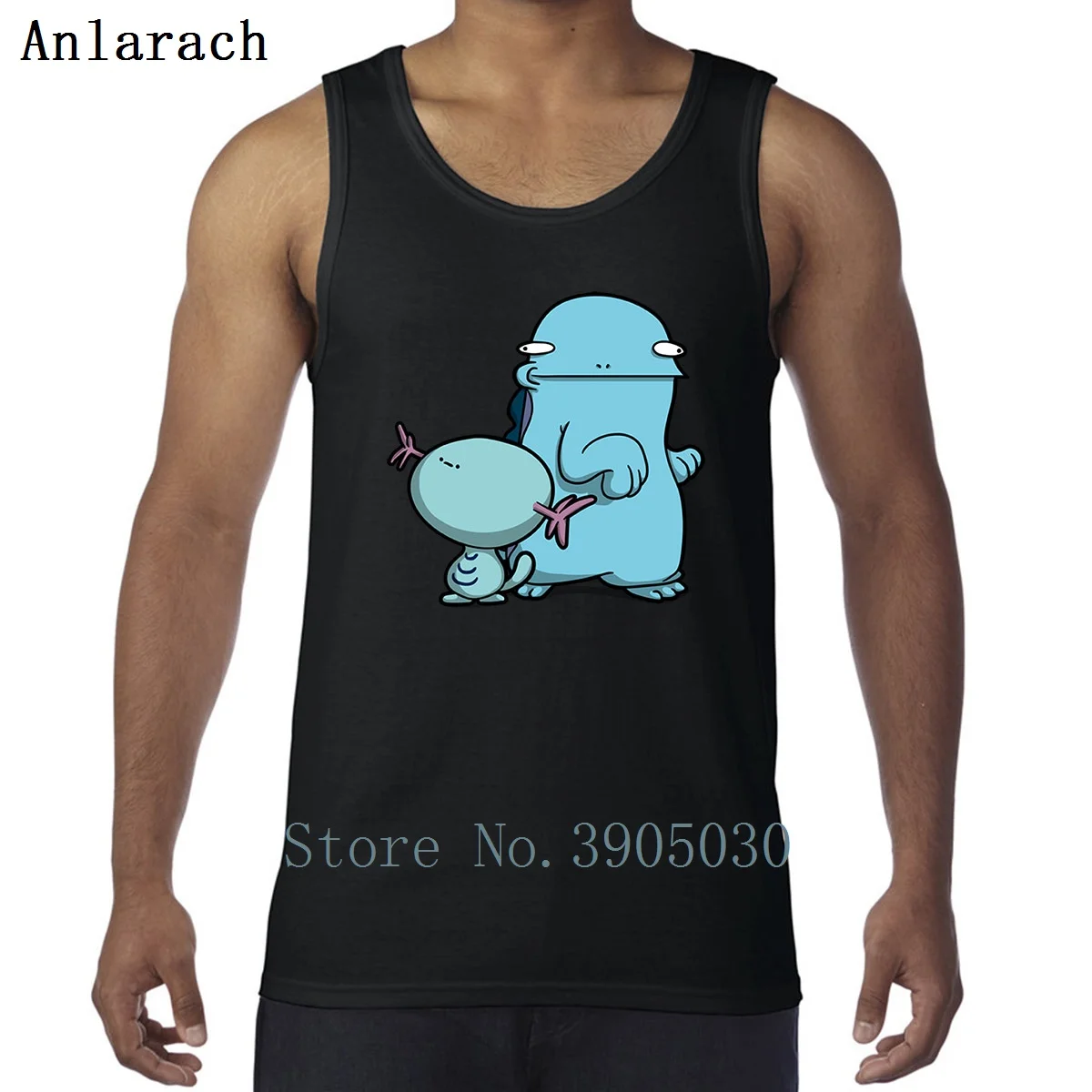 

Derpy Axolotls Vest Latest Famous Interesting Family Men Tank Top Streetwear Design Euro Size Anlarach Spring
