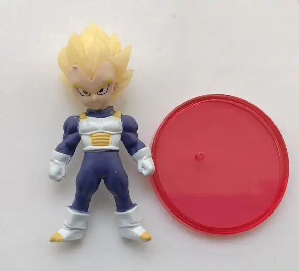 1 pcs 1 шт. мультфильм Dragon Ball Z Боевая форма Супер Saiyan черный Гоку Вегета фигурка коллекция ПВХ Модель Детская Подарочная игрушка - Цвет: 1 pcs