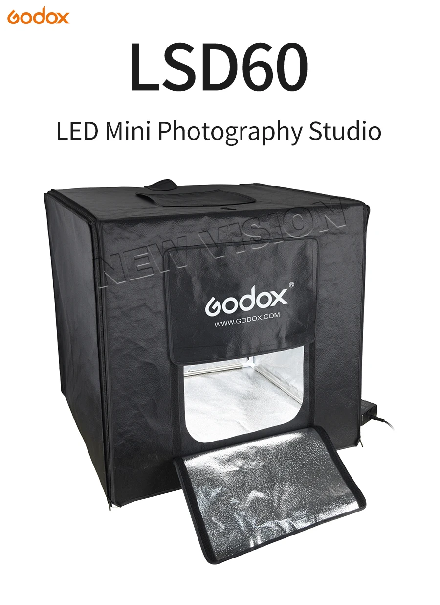 Godox LSD60 60*60 см светодиодный фотостудия палатка портативный светильник для съемки софтбокс с портативной сумкой для съемки небольших предметов