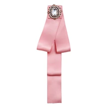 Новинка, тканевый галстук из блестящей ленты, мужская модельная рубашка, милый симпатичный с кристаллами, бантиками для женщин, Brincos, вечерние галстуки на шею, Duftgold