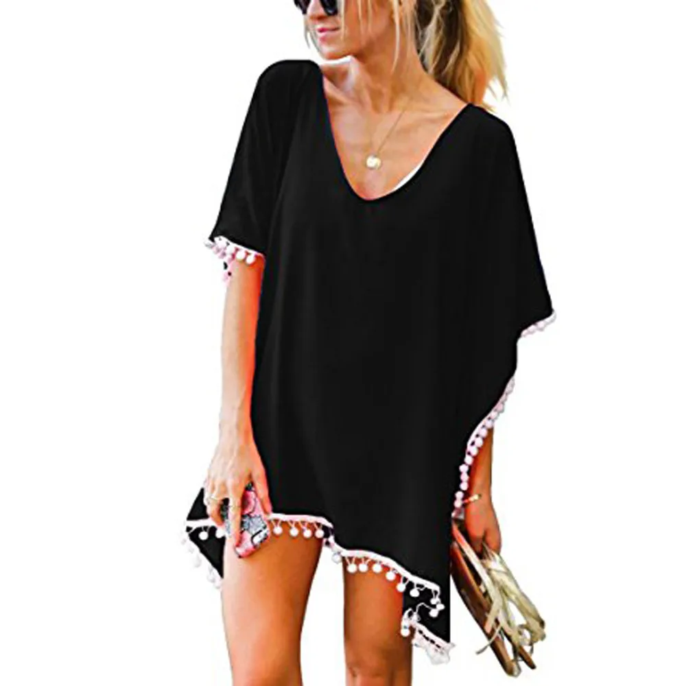 

Bikini Cover Up Lace Hollow Crochet Swimsuit Beach Dress Women Summer Ladies Cover-Ups Bathing Suit Beach Wear Tunic 2019