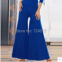 Костюм для бальных танцев, сексуальные бальные из спандекса, танцевальные брюки для женщин, Бальные Танцевальные Брюки