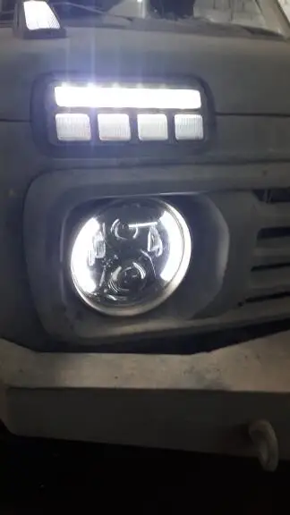 LED Daytime Running Lights for Lada Niva 4x4 1 set  2 pcs with Running Turn Signal Car Styling Accessories Tuning DRL (58)