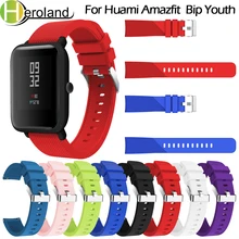 20 мм мягкий силиконовый ремешок для спортивных часов для Huami Amazfit Bip Молодежный ремешок для Xiaomi Huami Amazfit Bip Youth Lite Band Браслет