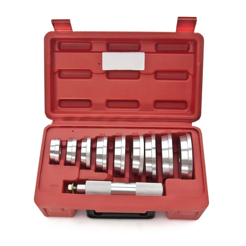 10 Pcs Bearing Race & Seal Driver Installer Set Remover Automotive
