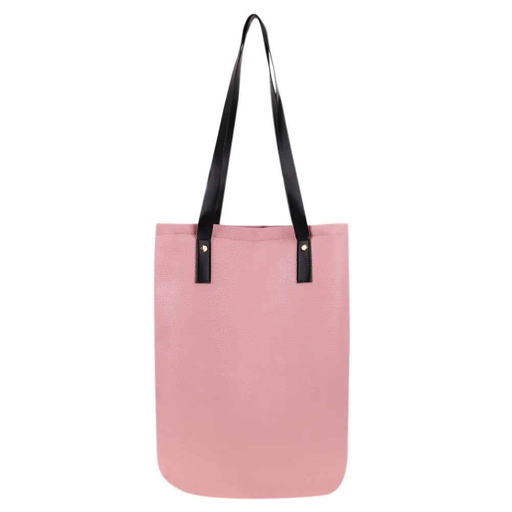 

Fashion Women Leather Handbag Large Capacity Simple Shoulder Bag PU Handbag Bolsos Mujer Candy Color Tote Bolsa Feminina