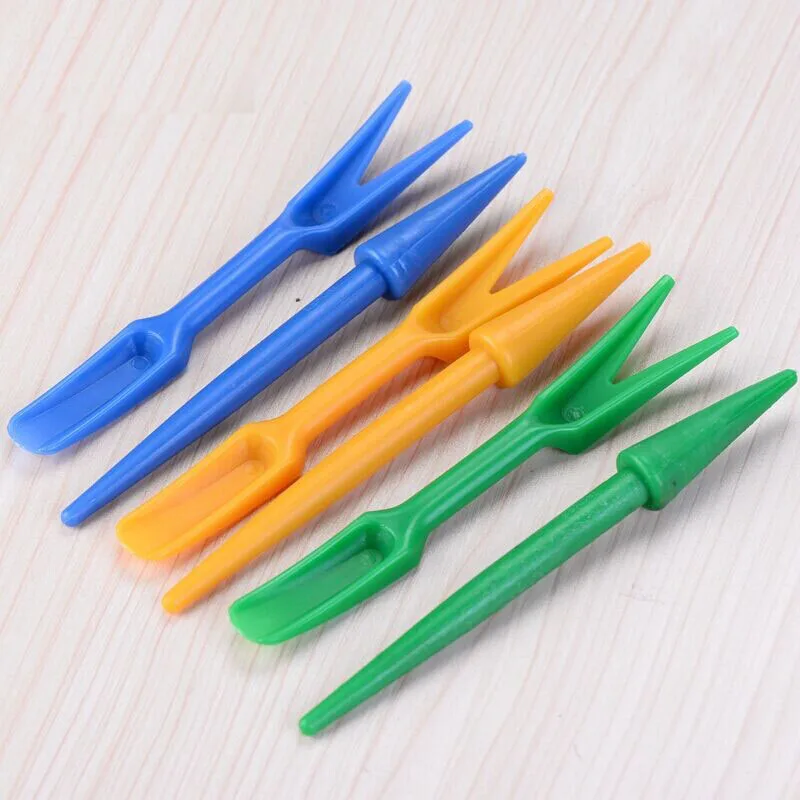 2pc/ set Transplanting Device Planters Dig Tool for Seedling Garden Nursery Trays