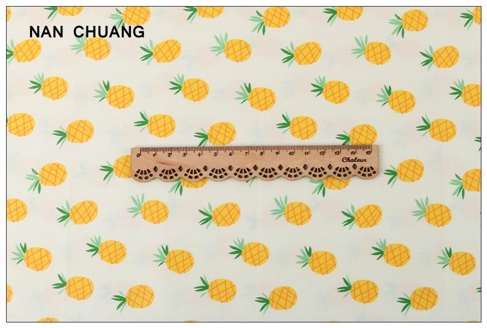 Nanchuang 6 шт./лот фруктовой серией, из хлопчатобумажной ткани, лоскутное, ткань для собственноручных изделий Рукоделие материалы для младенцев и детей 20x25 см