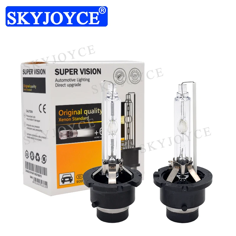 SKYJOYCE 35W 6000K D2S D4S HID лампочки 4300K 5000K 8000K металлический коготь 55W D2R D4R Автомобильные