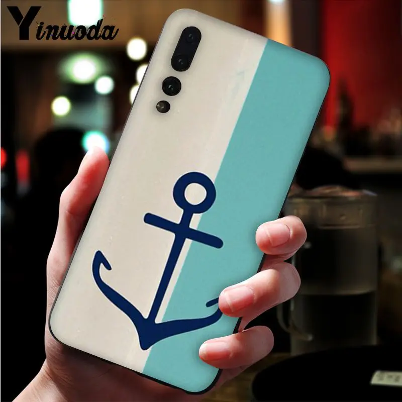 Anchor boat blue heart band