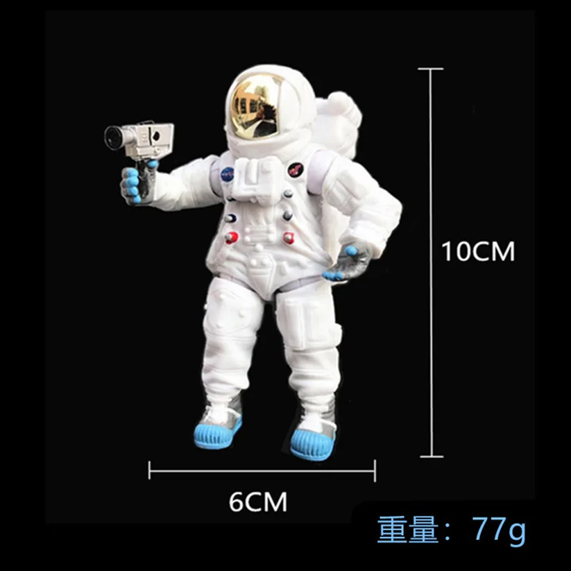 Simulation Pvc Figure Astronaut Spaceman Model Ornaments Dolls Toy Joints Movable Model Decoration Christmas Birthday Gift