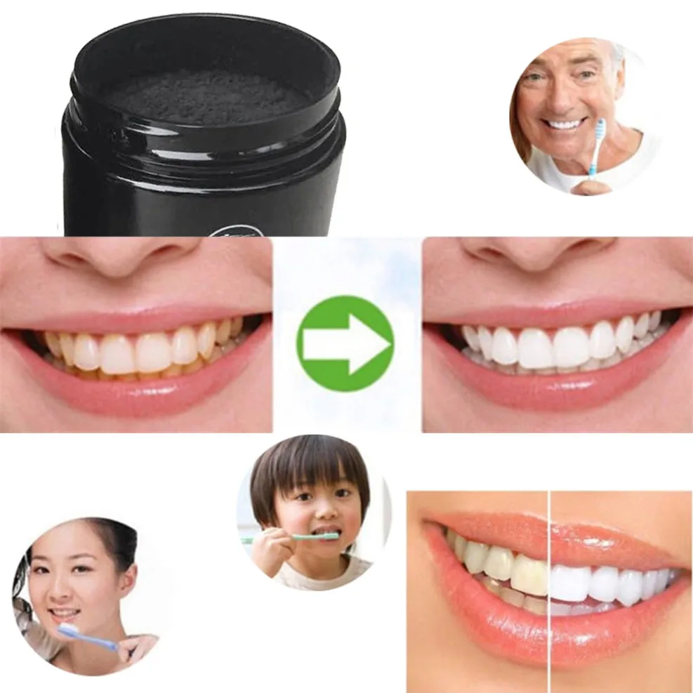 

2018 Carbon Organic Charcoal Teeth Whitening Powder Natural Tooth Polish Cleaning Activated Bamboo Charcoal Powder