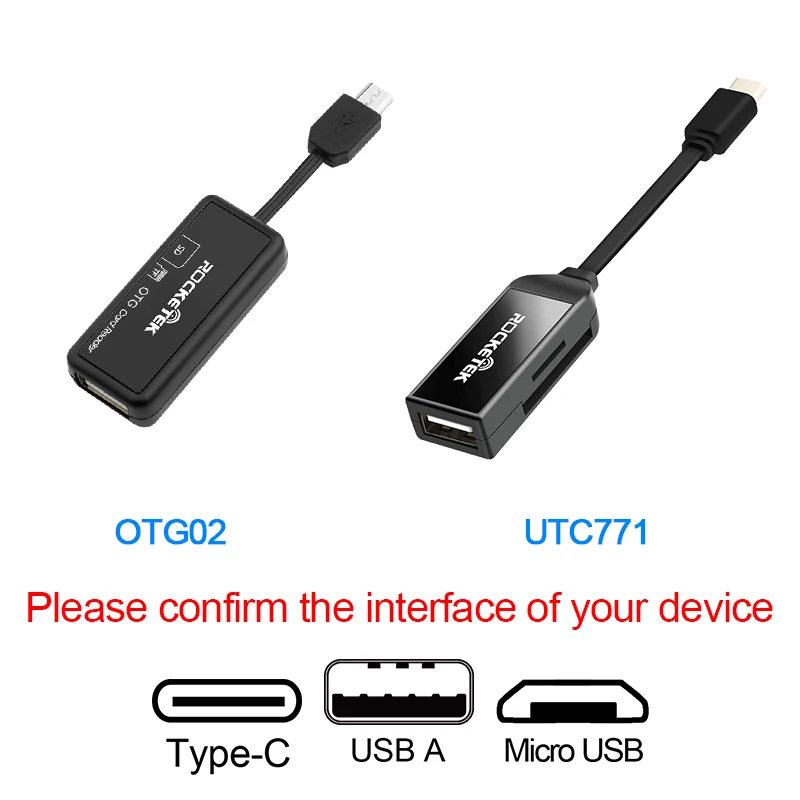 Rocketek Micro type c usb 2 0 otg phone multi memory card reader adapter cardreader for 1 Rocketek Micro type c usb 2 0 otg phone multi memory card reader adapter cardreader for 2