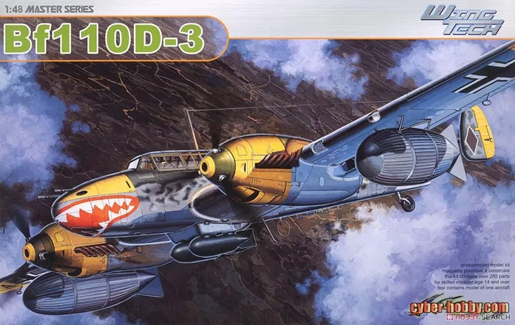 Набор Bf110D-3 моделей DRAGON 5555 1/48