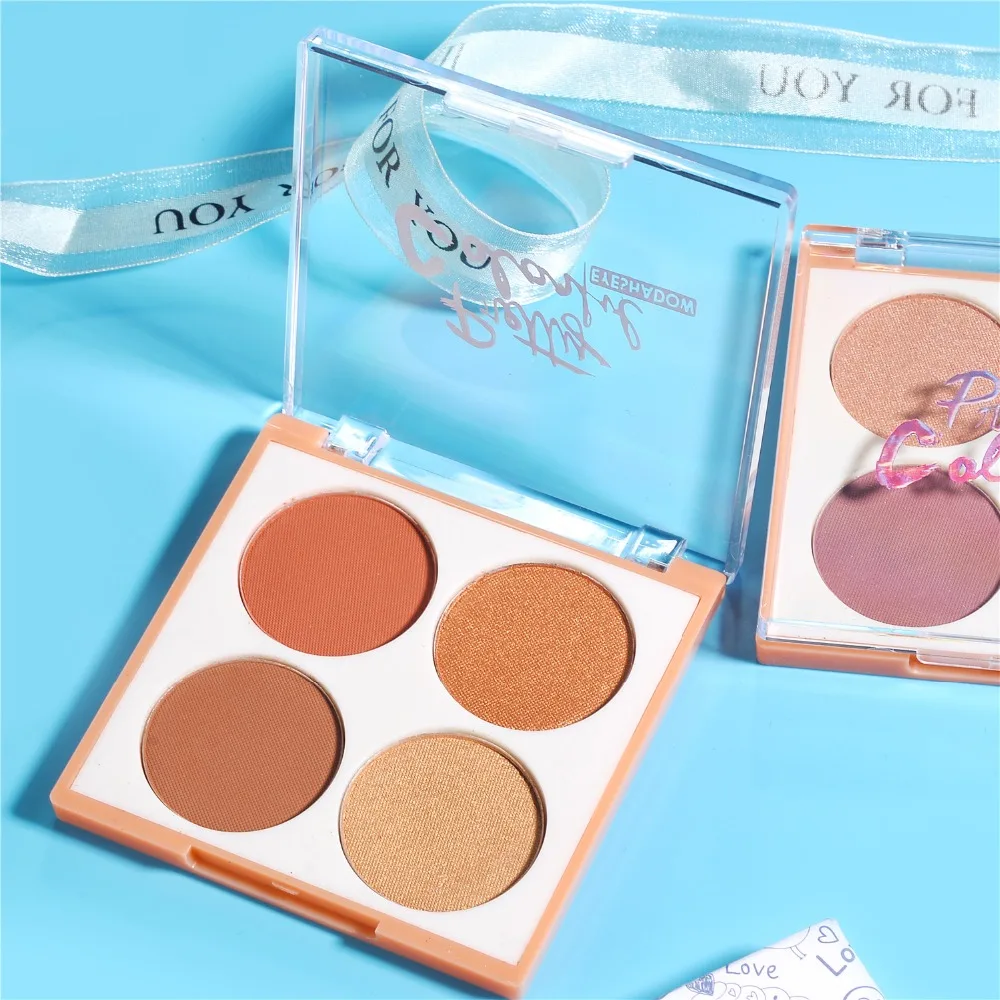 

2018 MEIS Brand New 4 Color Eye Shadow Palette Professional Makeup Eye shadow long lasting Perfect Quality Glitter Eye shadow