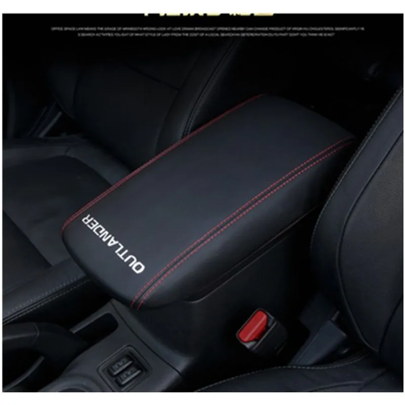 

Car armrest box holster Artificial Leather 3 color for MITSUBISHI outlander 2013-2018 Accessories Car-styling