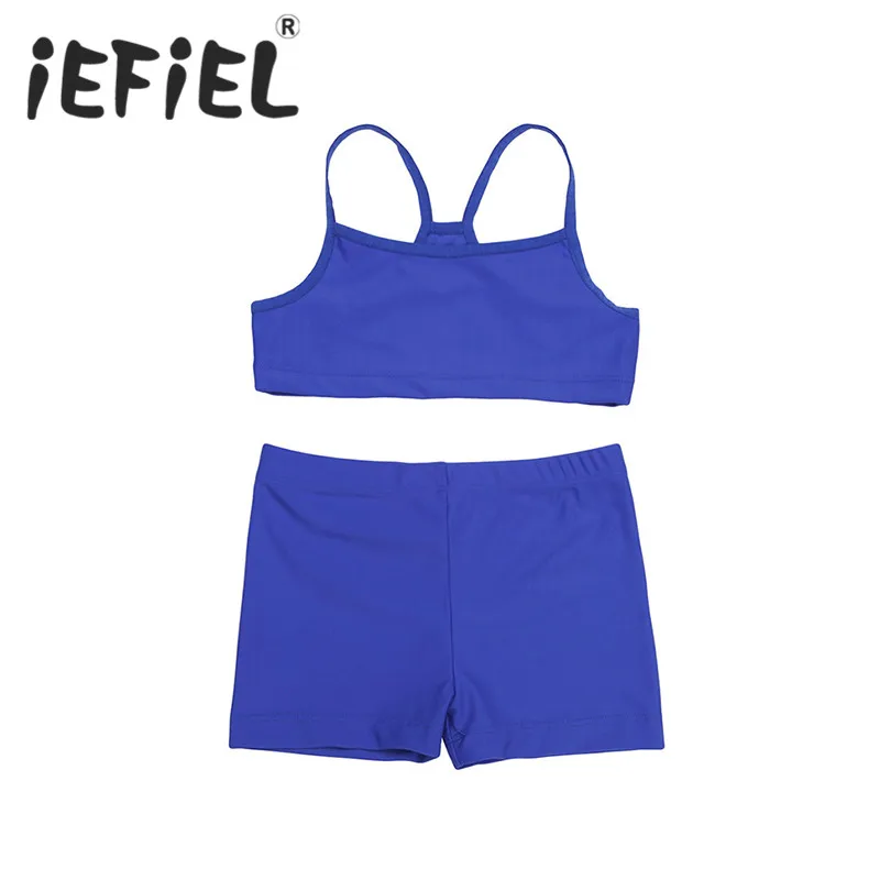 

Infant Kids Chilren Girls Tankini Tank Top with Bottoms for Sports Gym Workout Swimming Bathing and Holiday Clothes Outfits Suit