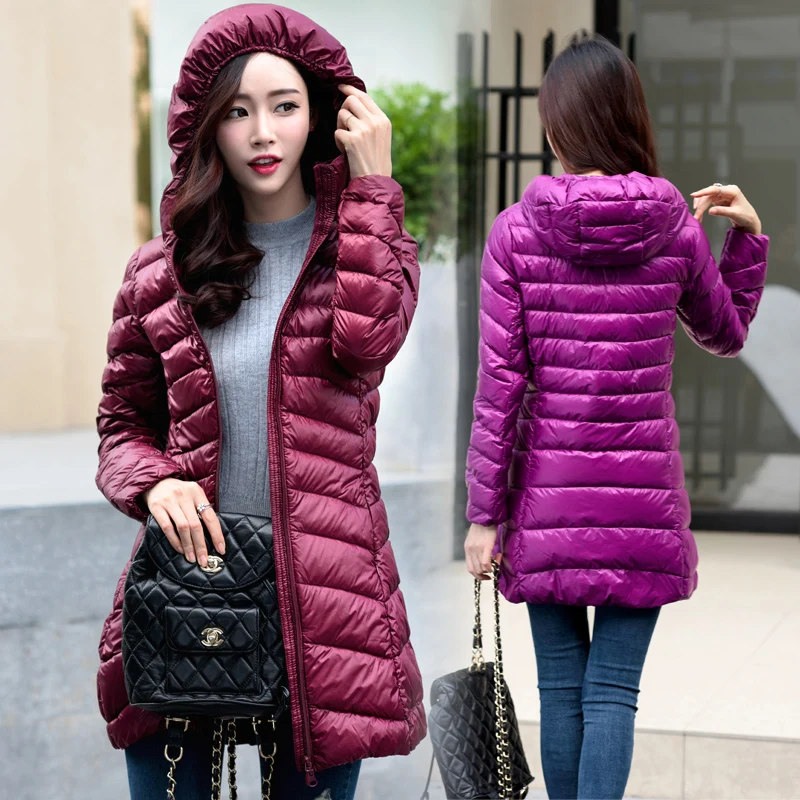 Arbitmatch Down Parka Famous Brand Designer Winter Jacket Women Long ...