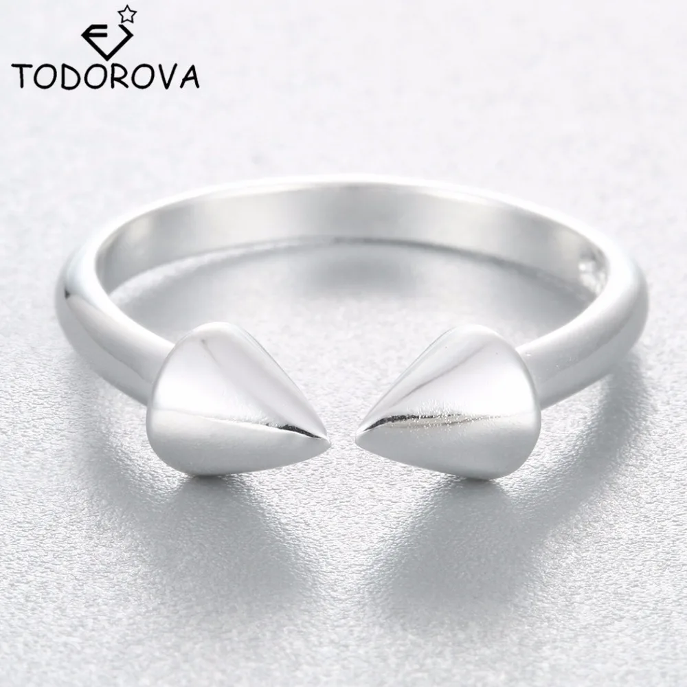 todorova simple smooth tapered open 925 sterling silver rings for women fashion adjustable ring hypoallergenic jewelry - Hypoallergenic Wedding Rings todorova simple smooth tapered open 925 sterling silver rings for women fashion adjustable ring hypoallergenic jewelry - Hypoallergenic Wedding Rings