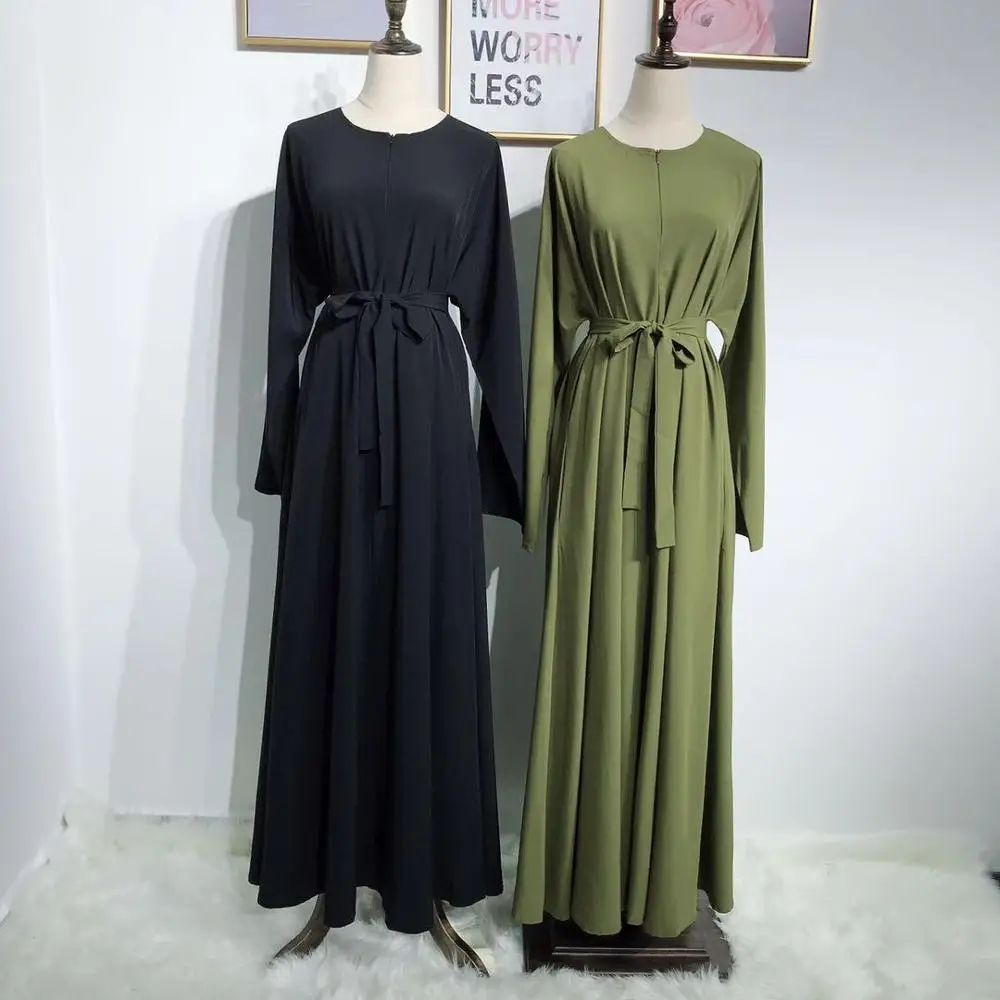 

2019 Vestidos Abaya Muslim Dress Ramadan Arabic Islamic Hijab Dress Turkey Caftan Marocain Tesettur Elbise Kaftan Robe Dubai