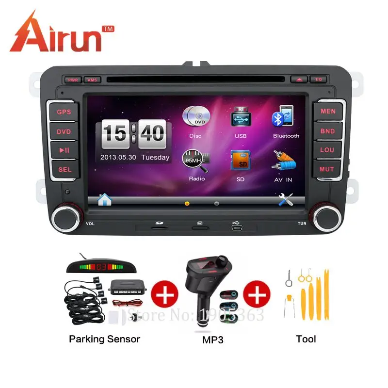 Оптовая продажа! 2Din 7 дюймовый автомобильный DVD плеер для VW GOLF 5 6 POLO PASSAT CC JETTA TIGUAN