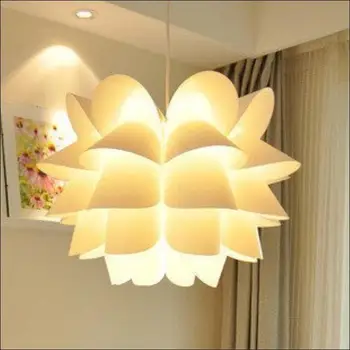 

Modern white PP Lotus shape lamp pendent lighting bedroom pendant light FG654