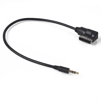 

Audio Music Adapter Socket For AUDI A3 A4 A5 A6 Q5 Q7 3.5mm Jack AMI AUX Cable