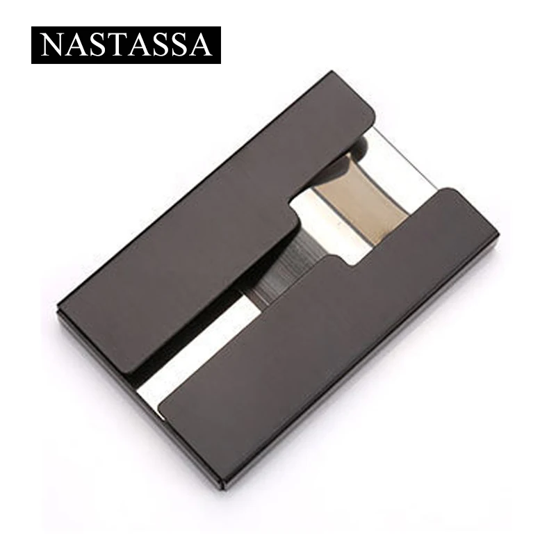 

Business Metal Porte Carte Pocket Card Holder Creditcard Wallet Men Business Rfid Bank Card Package Case Gift Namecard Case