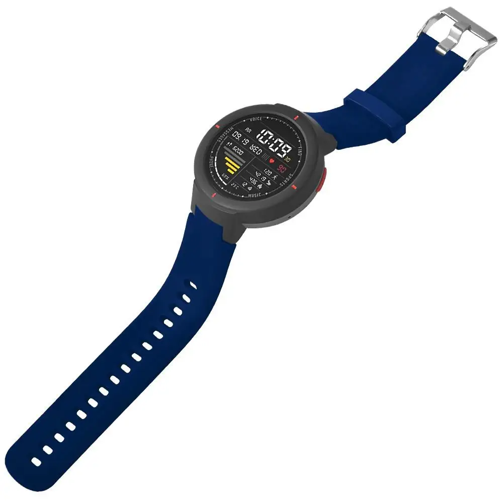 Vorke Amazfit Verge ремень Lite мягкая замена силиконовый ремешок для часов браслет ремешок 20 мм для Huami Xiaomi Amazfit 3 Verge