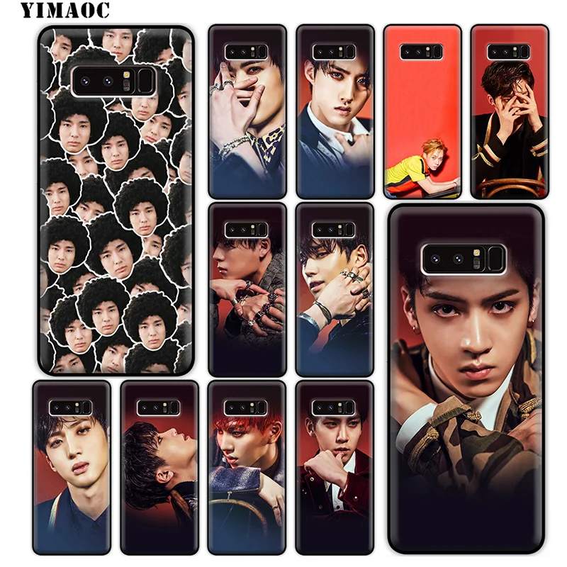 

YIMAOC Pentagon Yan An Soft Silicone Case for Samsung Galaxy Note 10 Plus 9 8 A9 A8 A6 Plus 2018 A5 A3 2017 2016