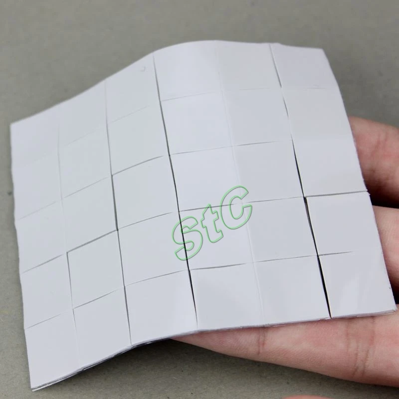 1500 Pieces LOT White 15mm 15x15x1mm GPU Chipset Silicone Compound Thermal Pad | Компьютеры и офис