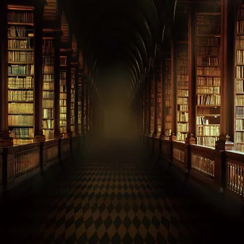 

Photography Backdrops Vintage Bookcase Photo Background for Photo Studio CM-4855