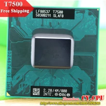 intel cpu ноутбук Core 2 Duo T7500 cpu 4M Socket 479 cache/2,2 GHz/800/двухъядерный процессор для ноутбука