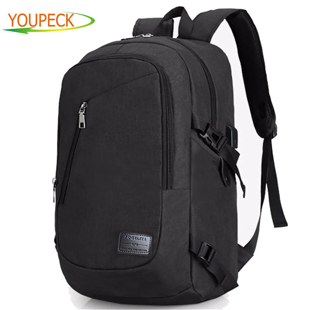 

Youpeck External Charging USB Function Laptop Backpack Anti-theft Man Business Dayback Women Travel Bag 15 15.6 inch Laptop bag
