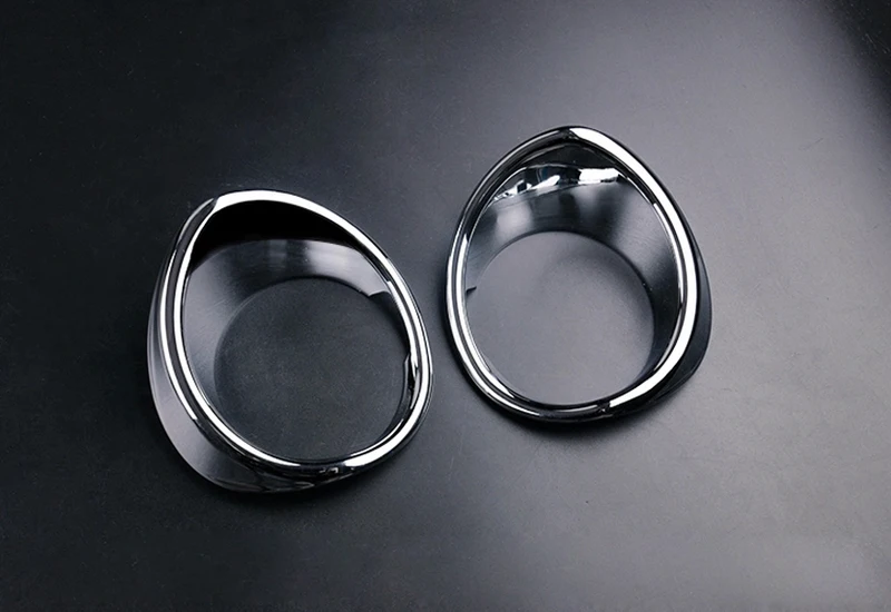 Quality ABS Chromed 2PCS Front Fog Light Lamp Cover Protector Trim New For BMW X4 2014 15 | Автомобили и мотоциклы