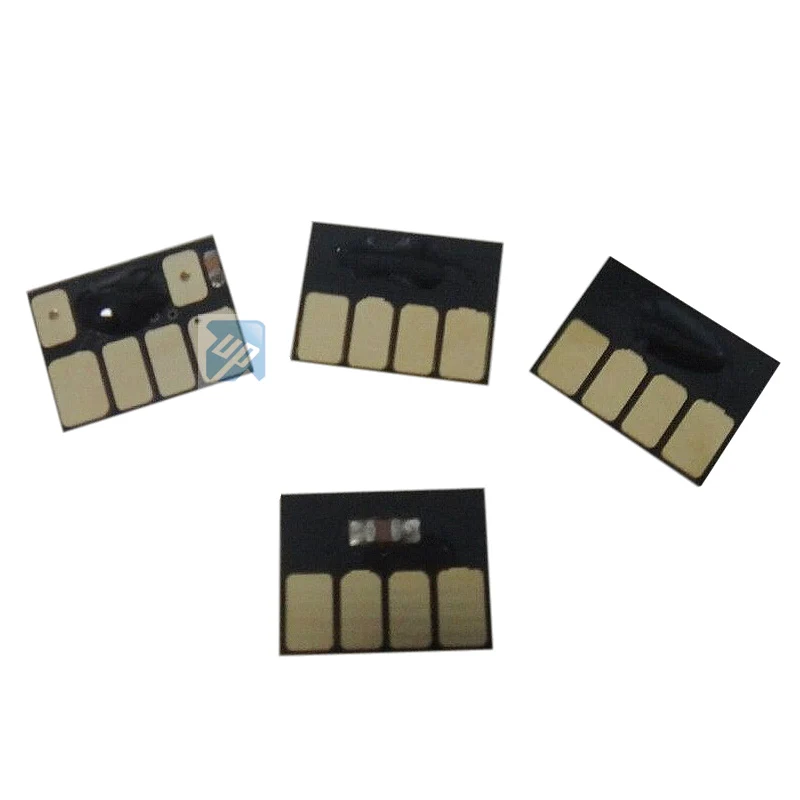 

UP 4PCS Auto Reset Chips for HP Designjet 510 82K 82C 82M 82Yfor CISS and Refillable Cartridges CH565A 4911a 4912a 4913a