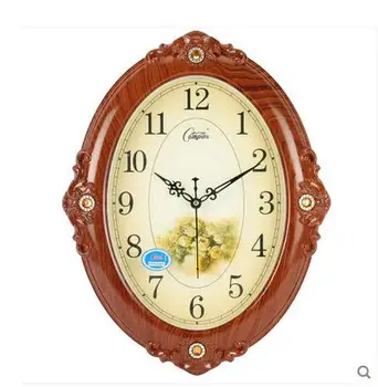 

art Creative wall clock European rural swing clock mute clock personality of contemporary sitting room elephant quartz clock